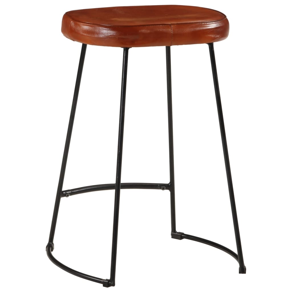 vidaXL Tabourets de bar lot de 2 marron foncé 41x29x62 cm