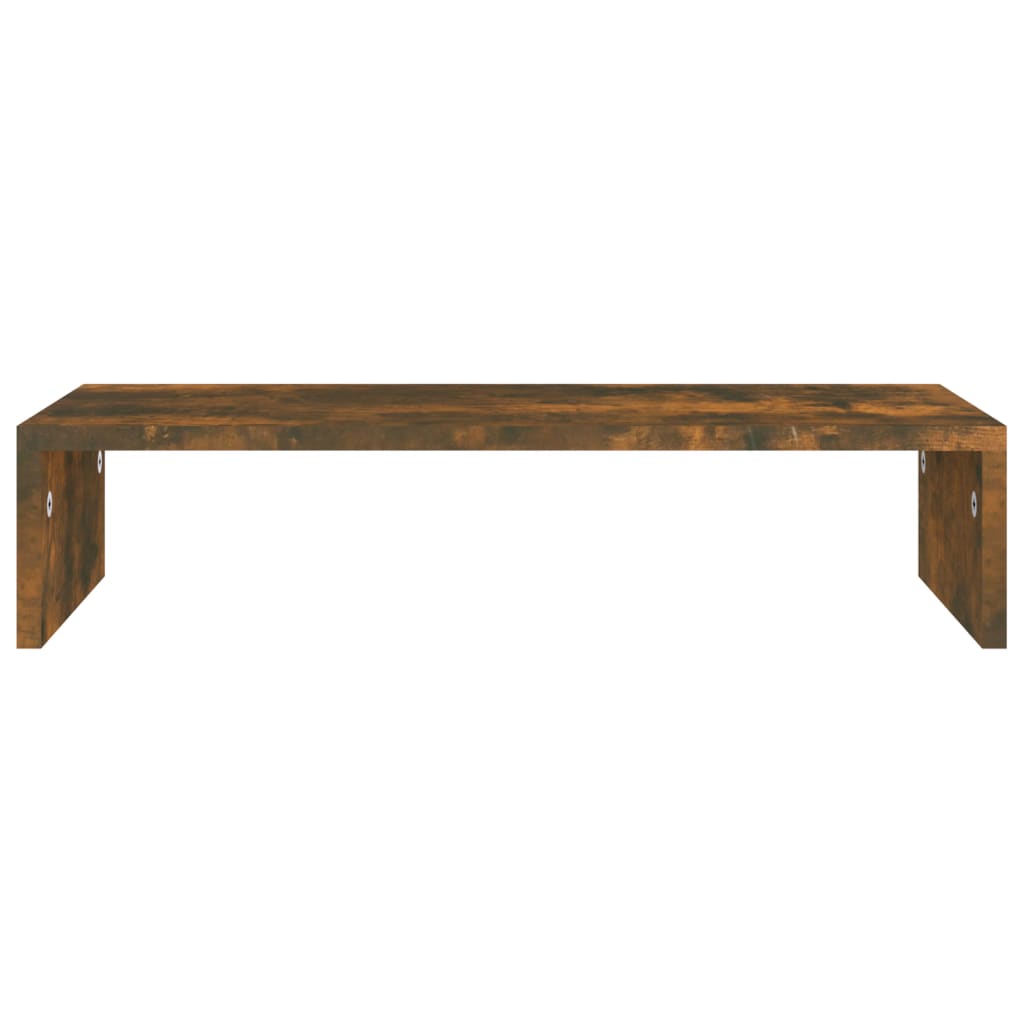 Vidaxl - vidaXL Support de moniteur Chêne fumé 100x24x13 cm Bois d