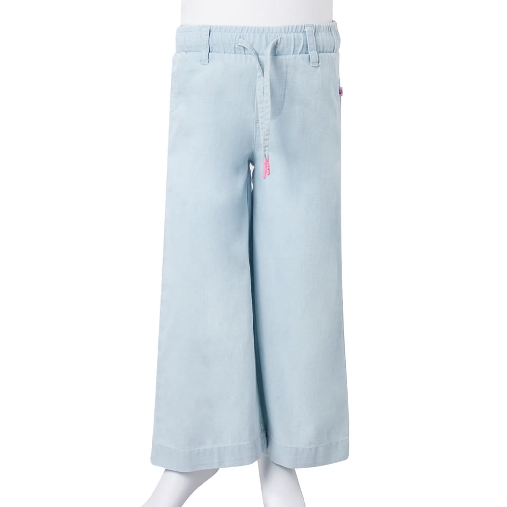 Pantalons pour enfants bleu denim doux 92