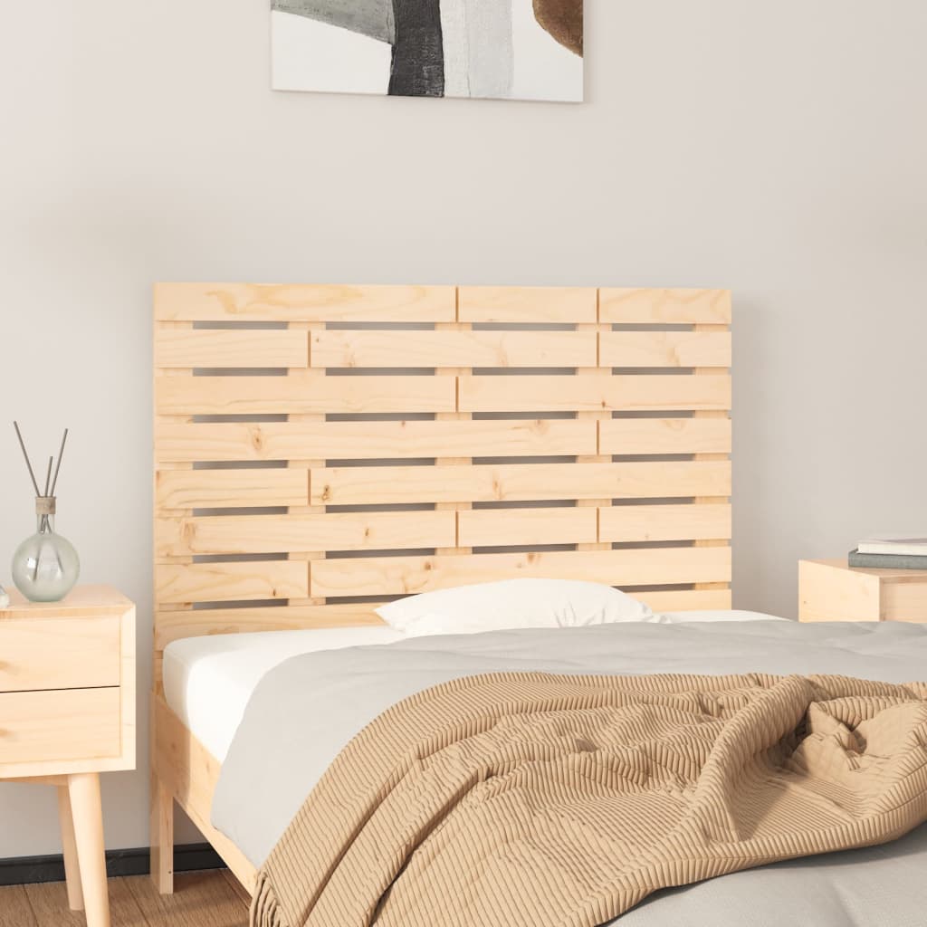 vidaXL Tête de lit murale 96x3x63 cm Bois massif de pin