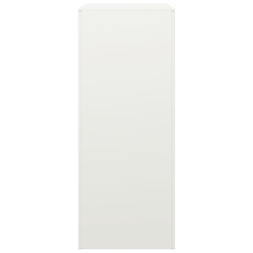 vidaXL Portant de bois de chauffage blanc 60x40x100 cm acier