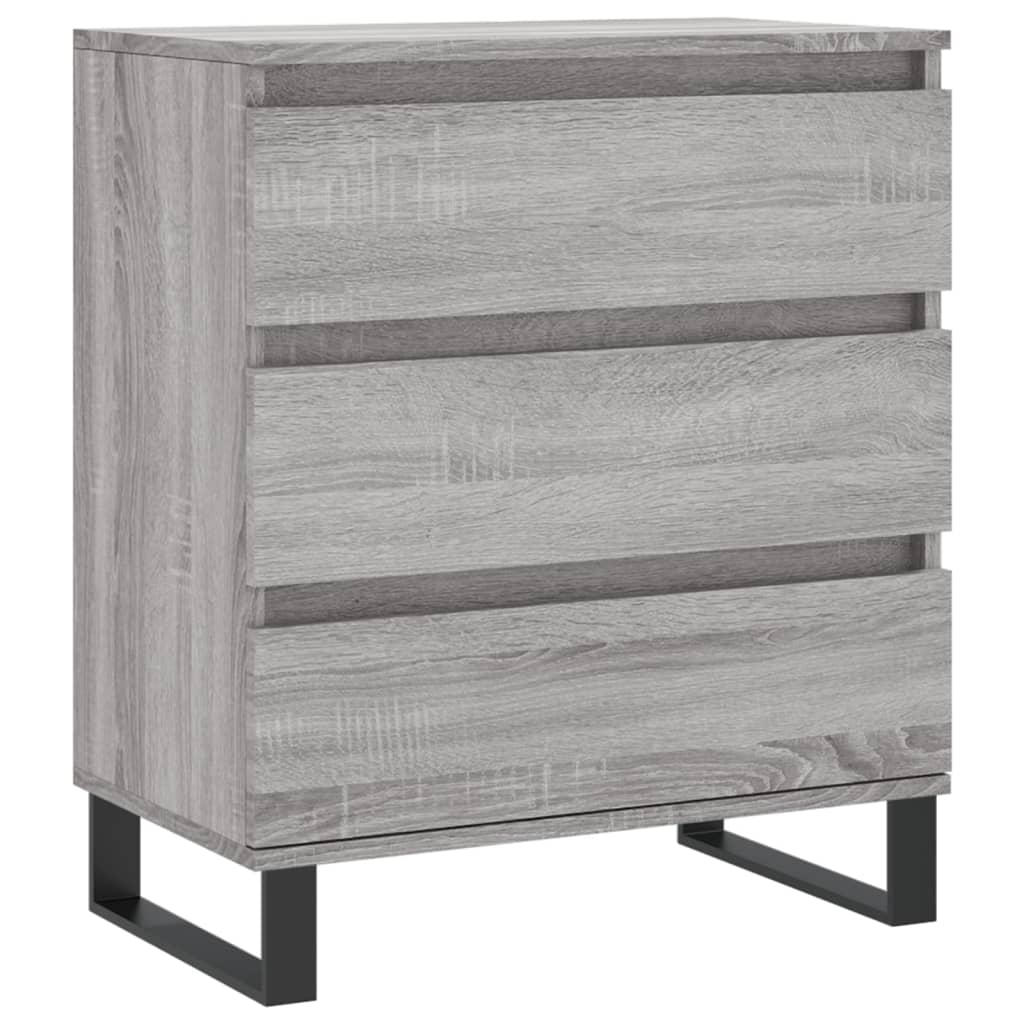 vidaXL Buffet Sonoma gris 60x35x70 cm Bois d'ingénierie