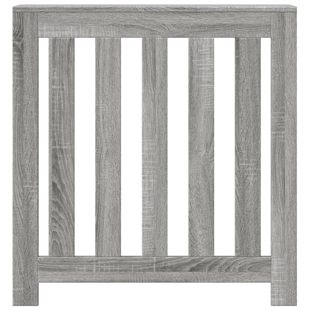 vidaXL Cache-radiateur sonoma gris 78x20x82 cm bois d'ingénierie