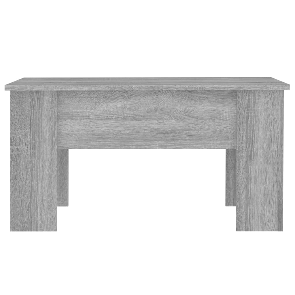 vidaXL Table basse Sonoma gris 79x49x41 cm Bois d'ingénierie