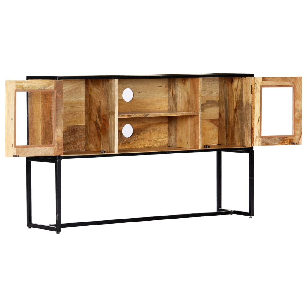 vidaXL Meuble TV 120x30x75 cm Bois de récupération massif