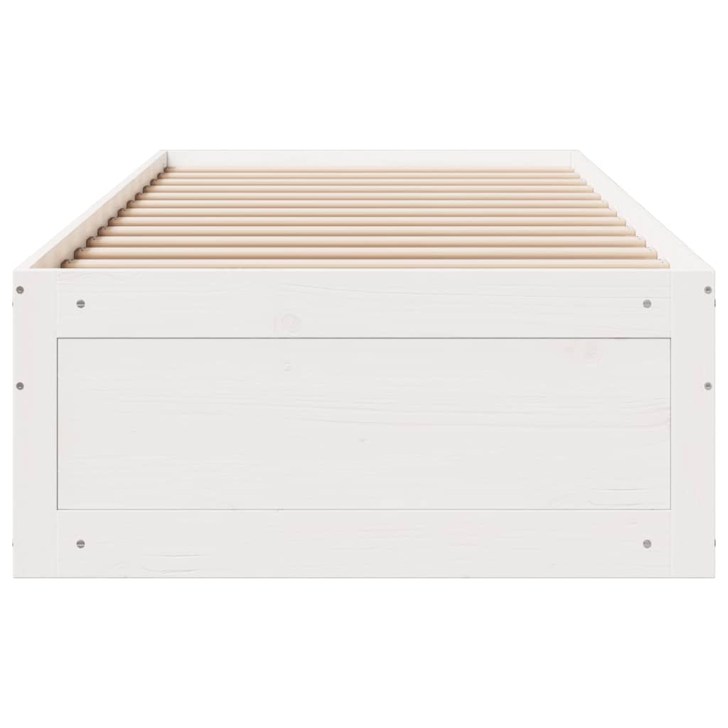 vidaXL Cadre de lit sans matelas avec tiroirs 90x200 cm bois de pin