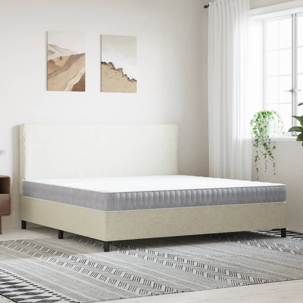 vidaXL Matelas à ressorts ensachés moyen 200x200 cm