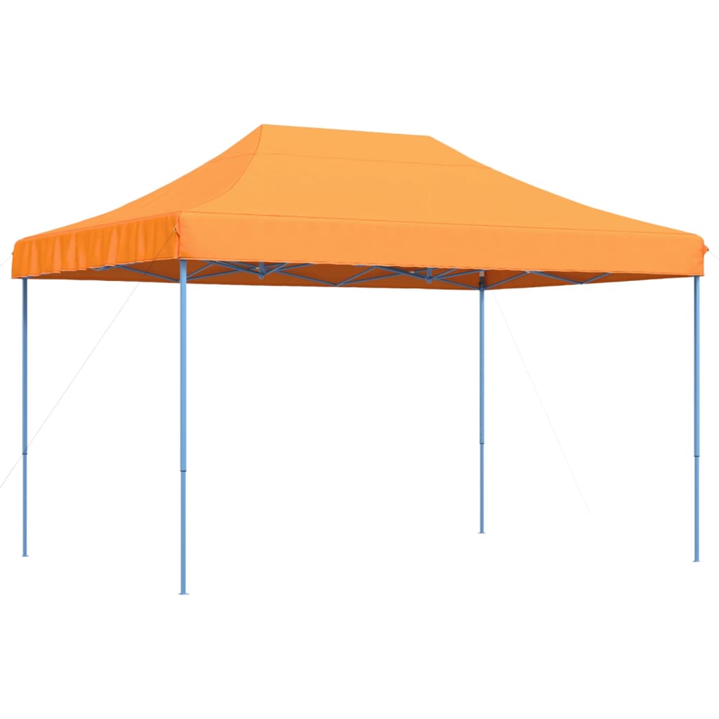 vidaXL Tente de réception pliable escamotable orange 410x279x315 cm