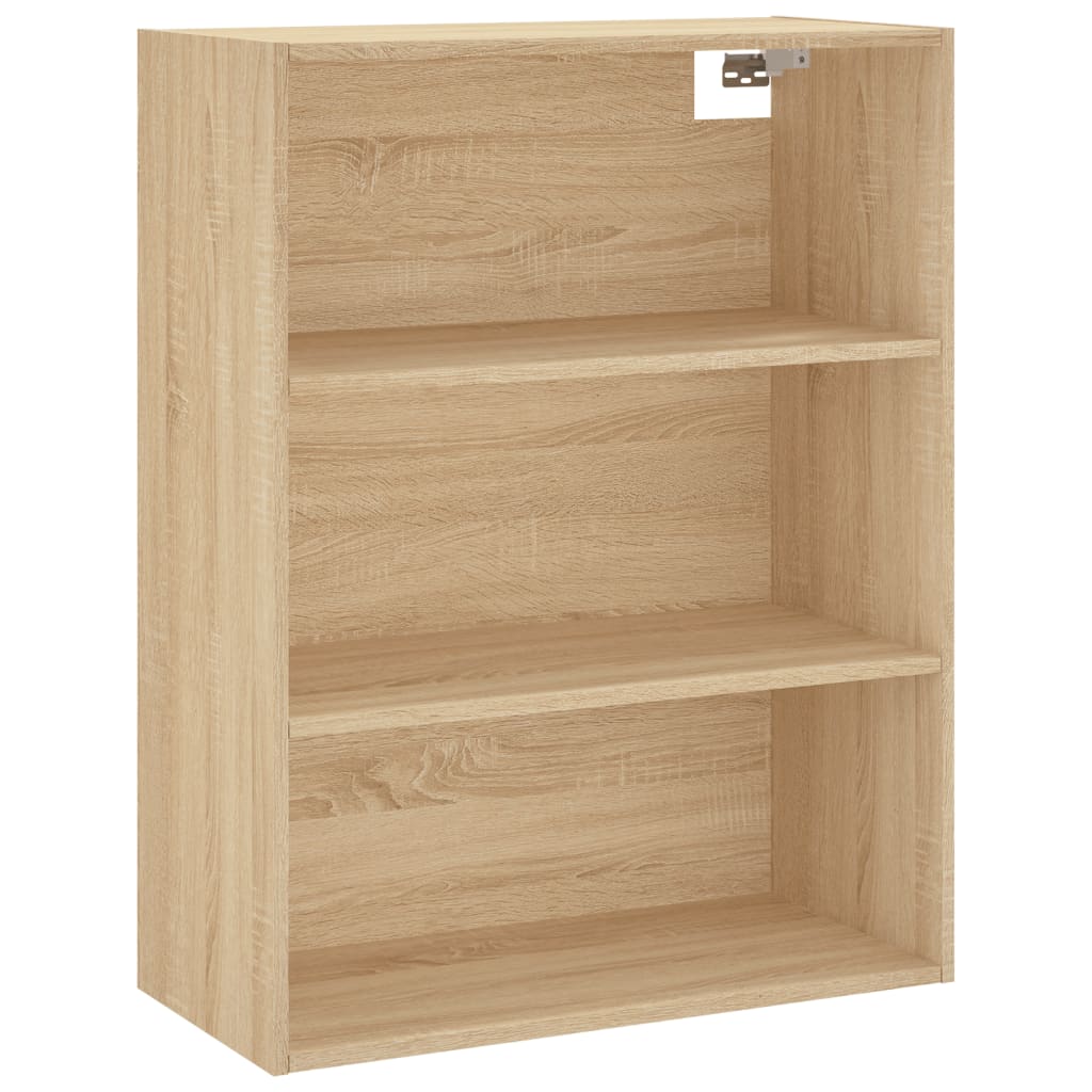 vidaXL Buffet haut Chêne sonoma 69,5x34x180 cm Bois d'ingénierie