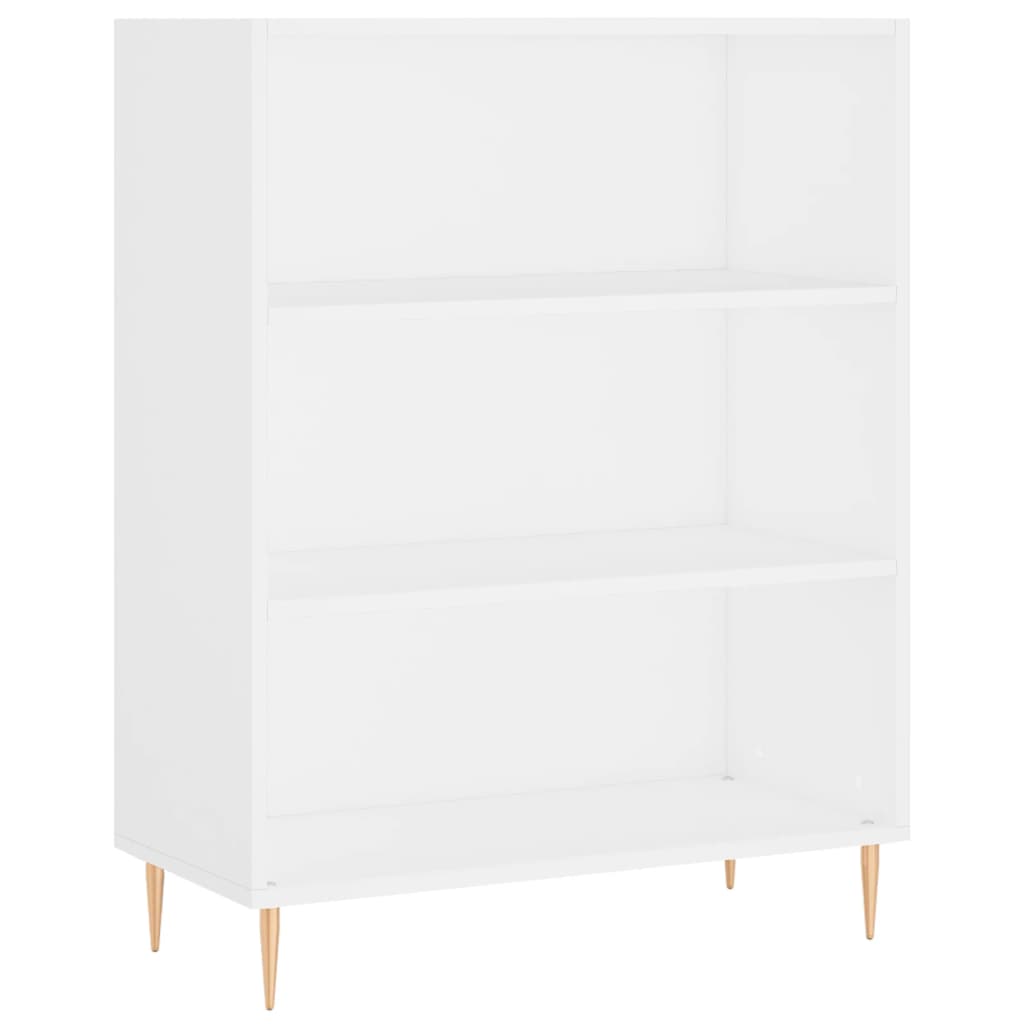 vidaXL Buffet haut Blanc 69,5x34x180 cm Bois d'ingénierie