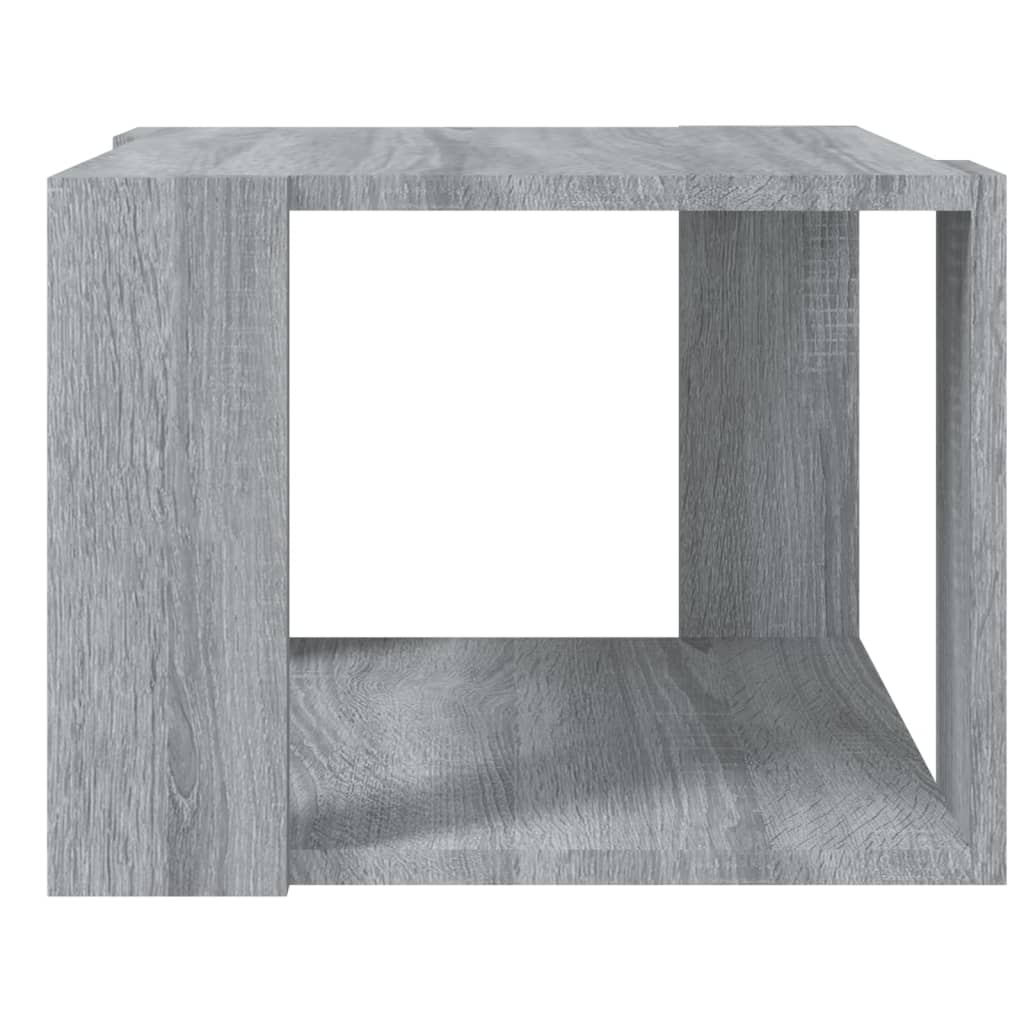 vidaXL Table basse Sonoma gris 40x40x30 cm Bois d'ingénierie