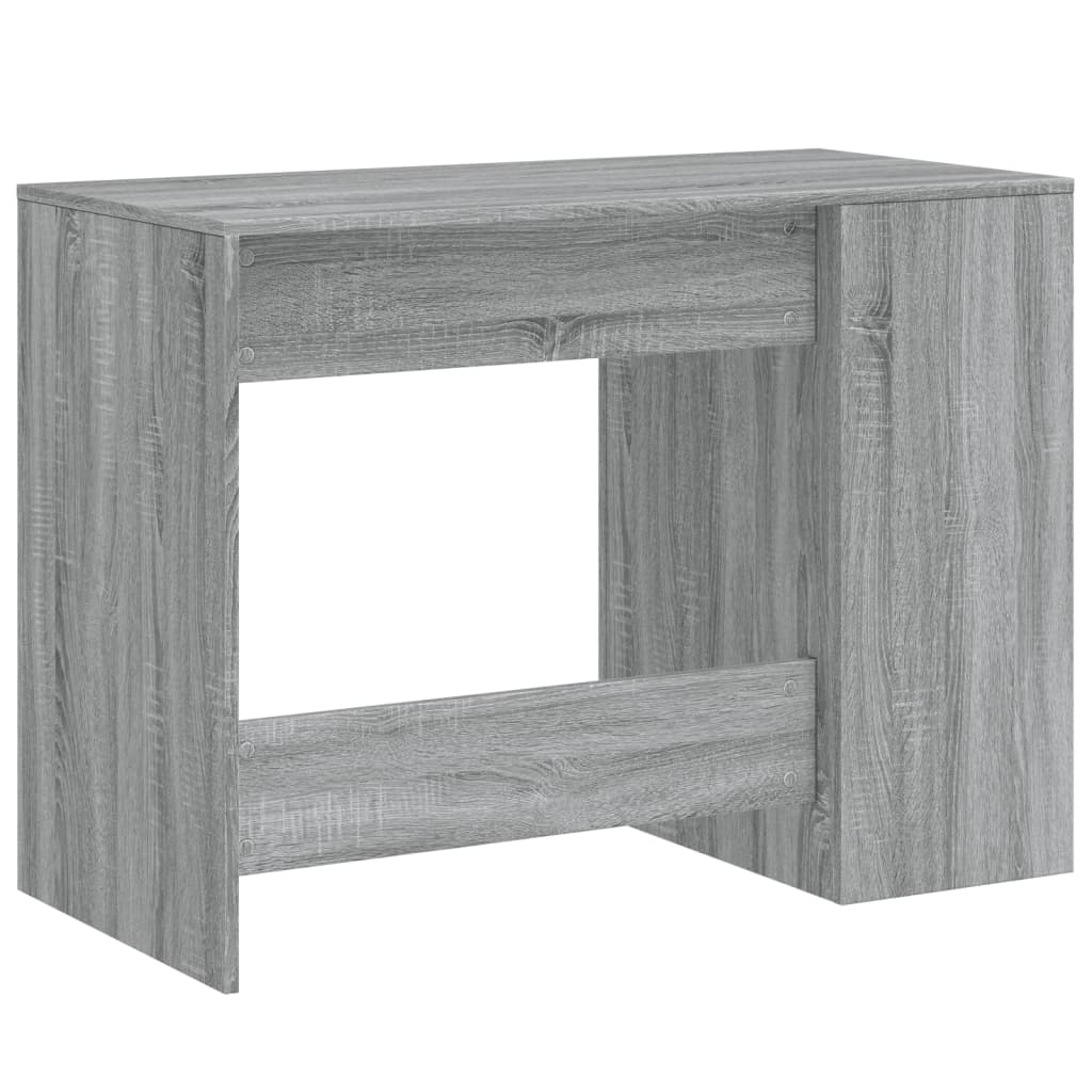 vidaXL Bureau sonoma gris 102x50x75 cm bois d'ingénierie