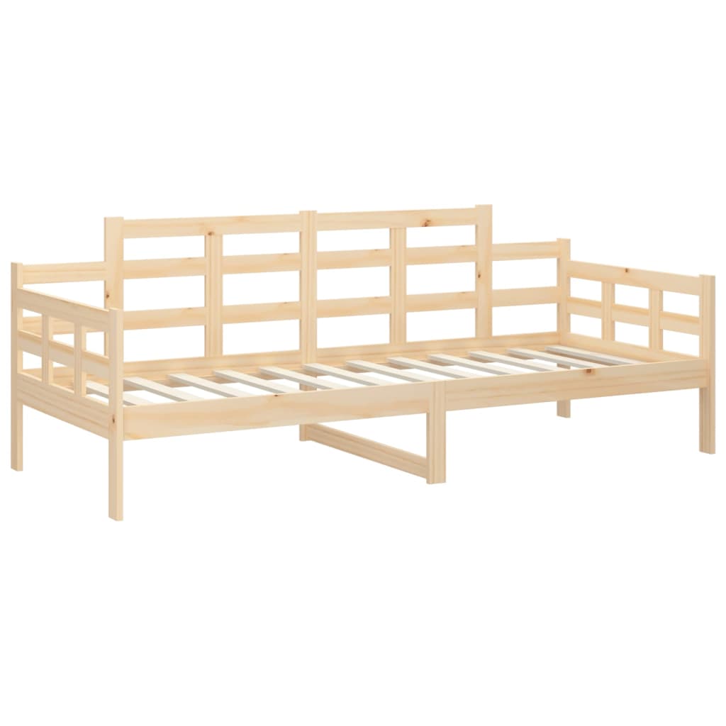 vidaXL Lit de jour Bois massif de pin 90x190 cm