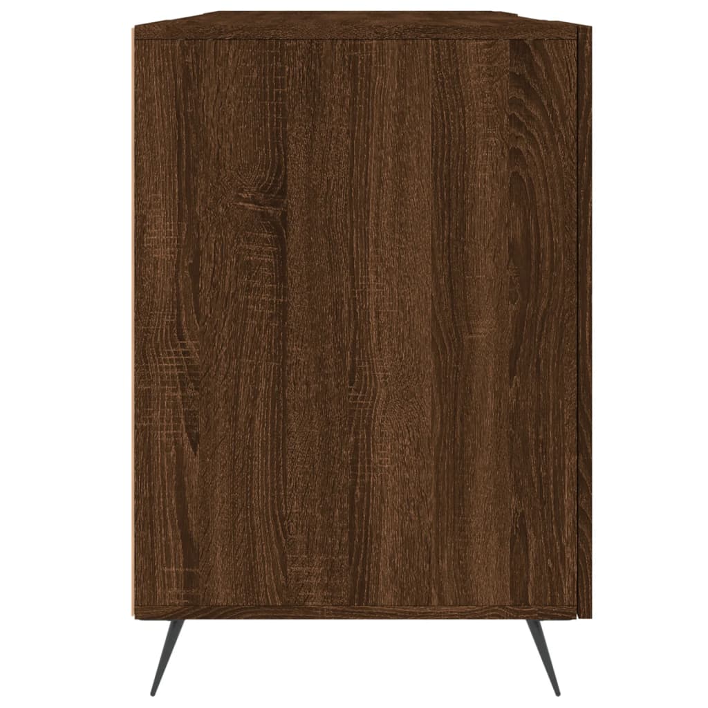 vidaXL Bureau chêne marron 140x50x75 cm bois d'ingénierie