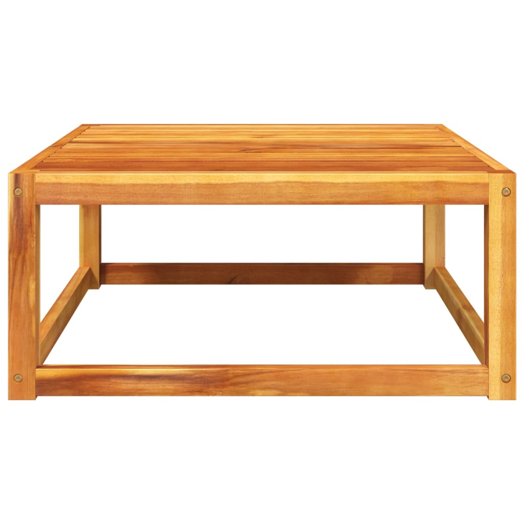 vidaXL Table de jardin 65x65x29 cm bois massif d'acacia