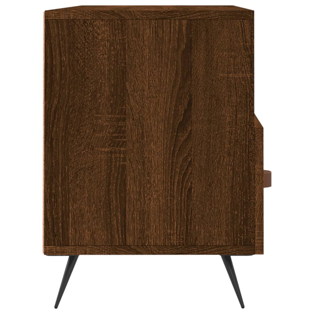 vidaXL Meuble TV chêne marron 102x36x50 cm bois d'ingénierie