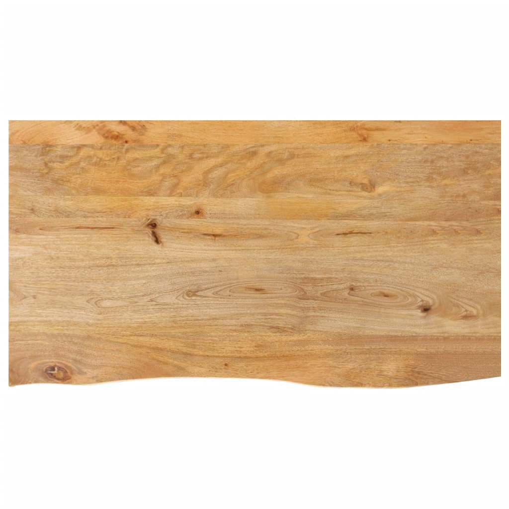 vidaXL Dessus de table à bord vivant 100x60x2,5cm bois massif manguier