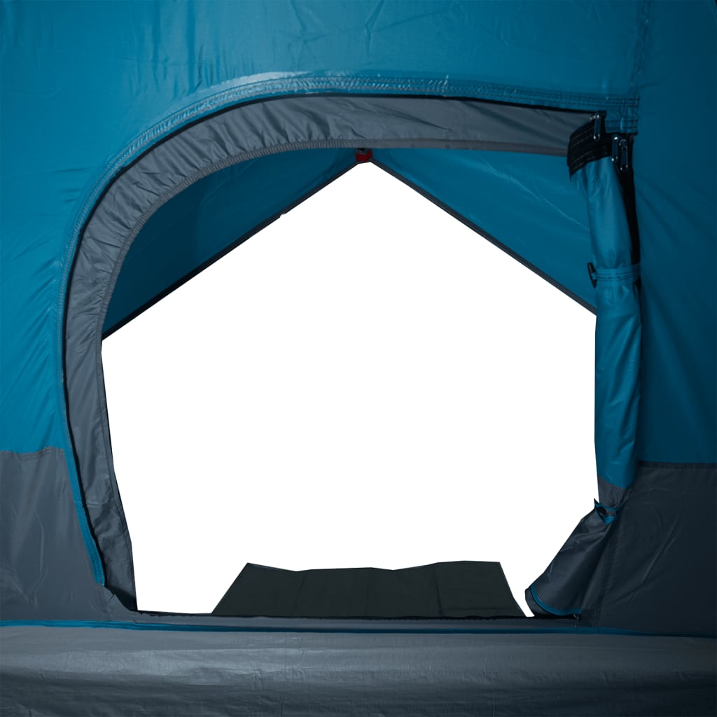 vidaXL Tente de camping à dôme 3 personnes bleu imperméable