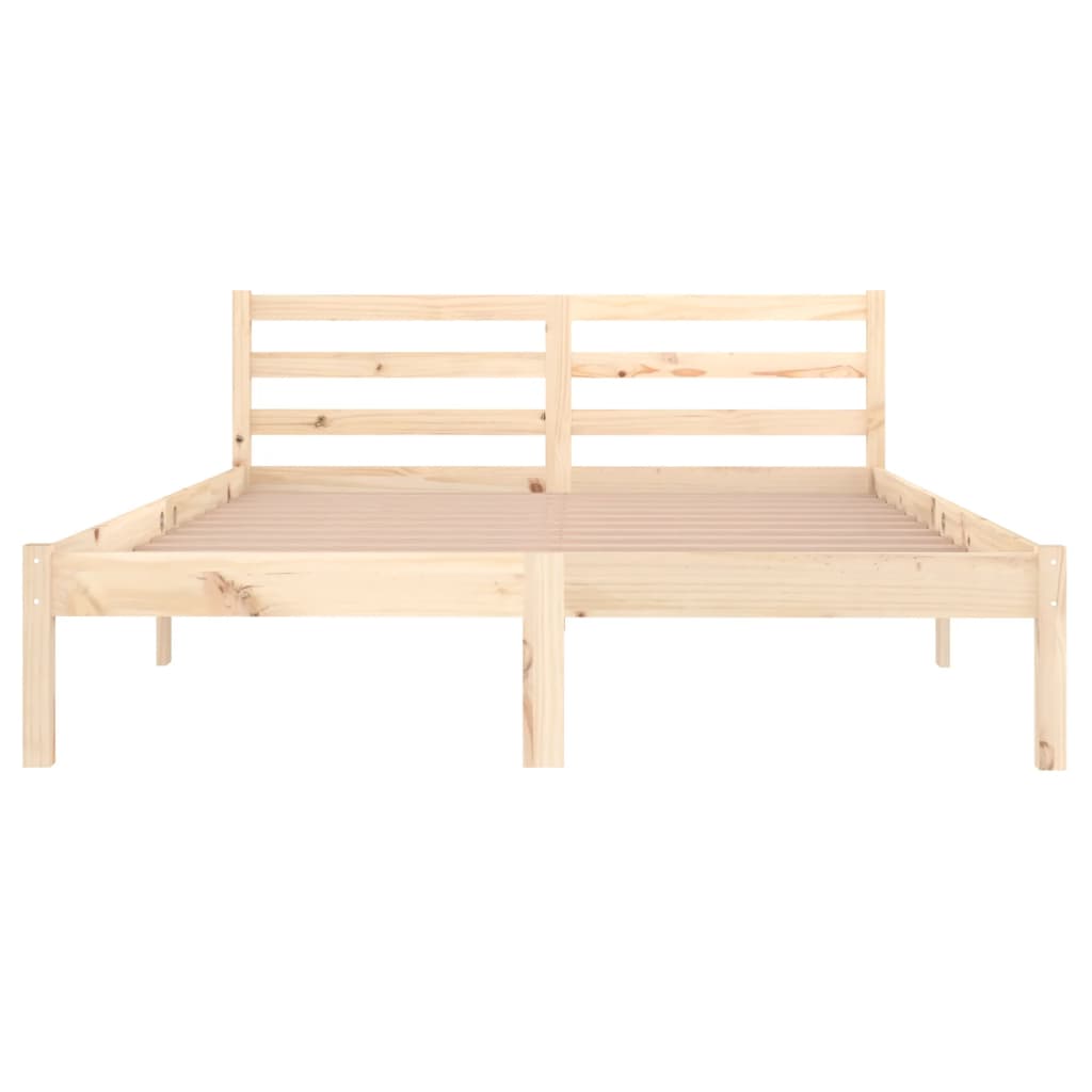 vidaXL Cadre de lit sans matelas bois massif de pin 140x200 cm