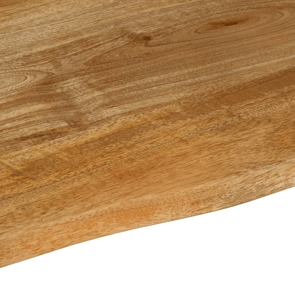 vidaXL Dessus de table à bord vivant 100x60x2,5cm bois massif manguier