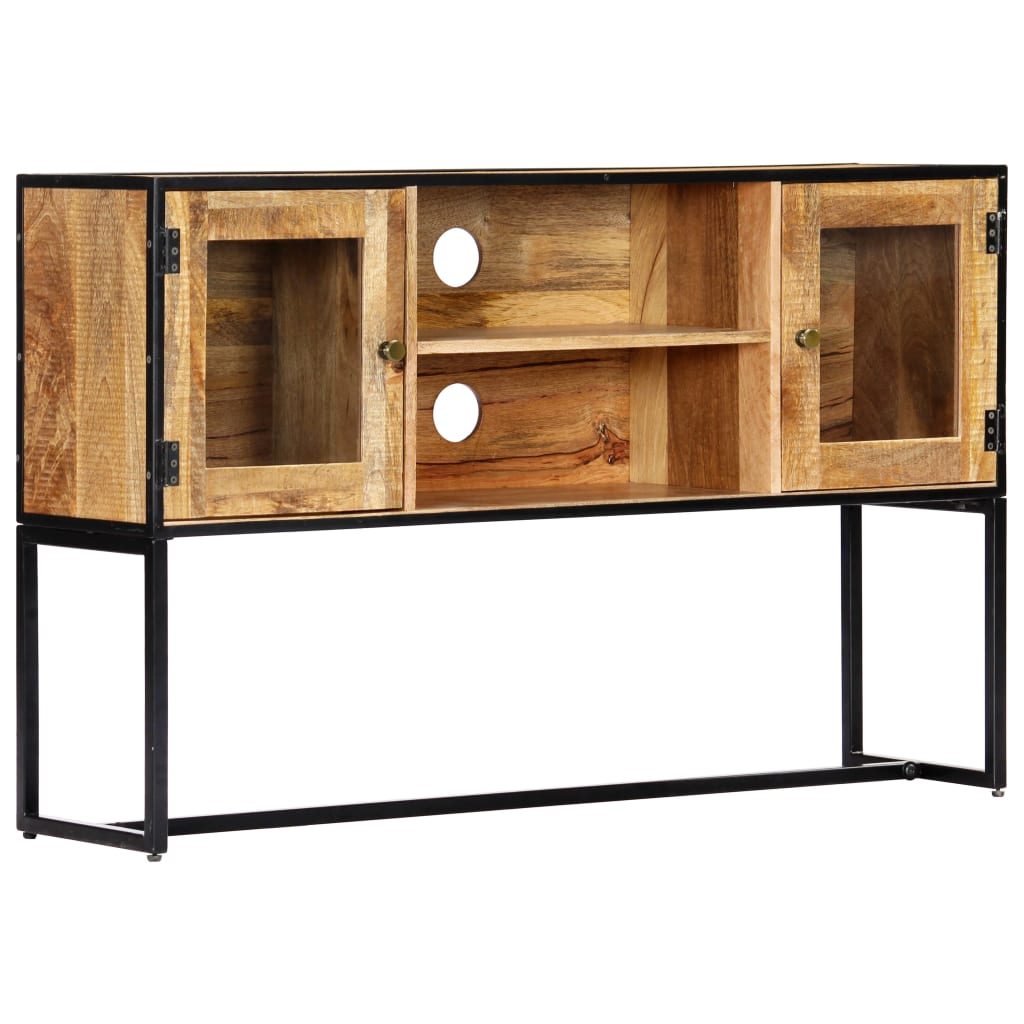 vidaXL Meuble TV 120x30x75 cm Bois de récupération massif