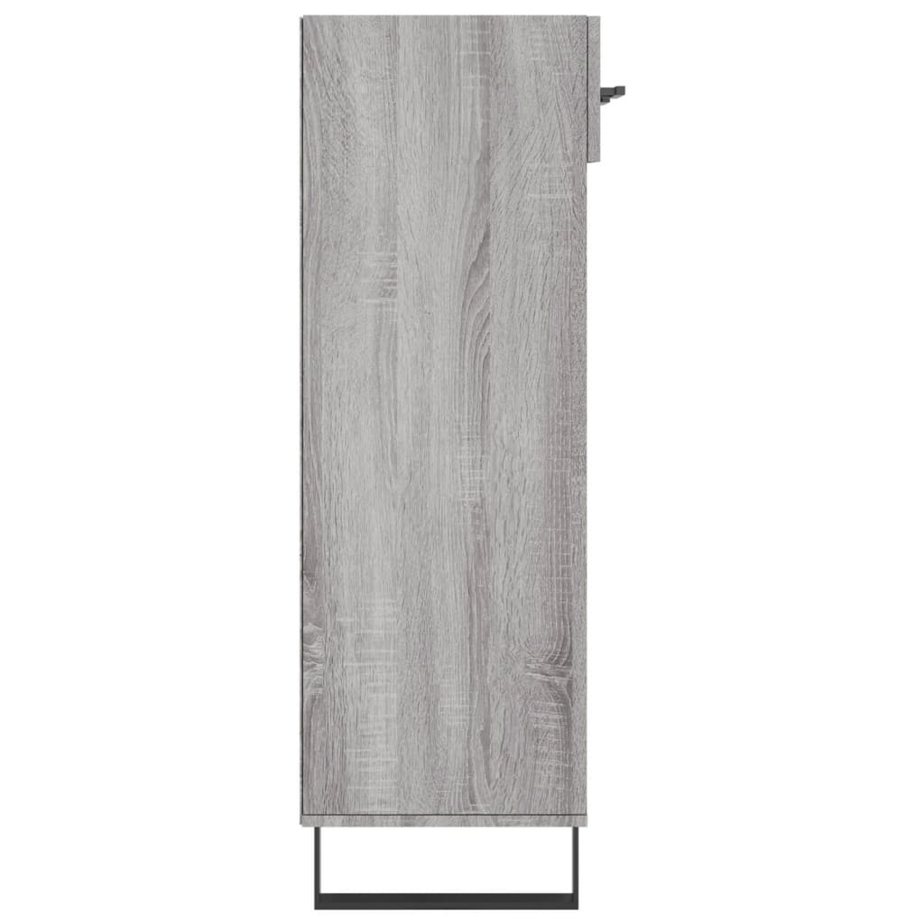 vidaXL Armoire à chaussures sonoma gris 60x35x105 cm bois d'ingénierie