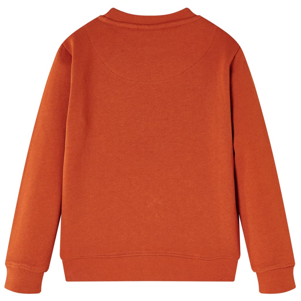 Sweat-shirt pour enfants rouillé clair 92