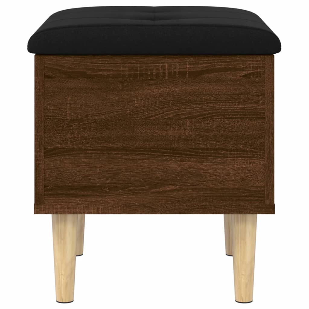 vidaXL Banc de rangement chêne marron 42x42x46 cm bois d'ingénierie