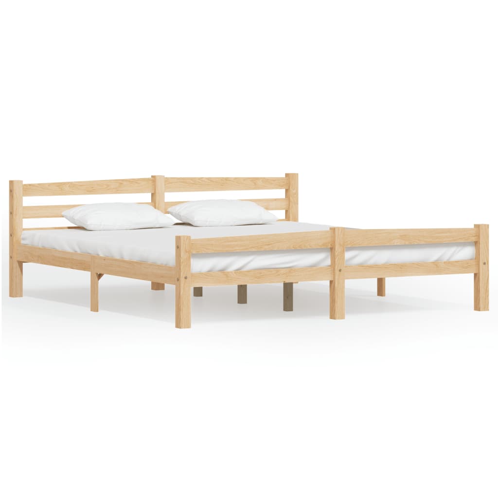 vidaXL Cadre de lit sans matelas bois massif de pin 180x200 cm