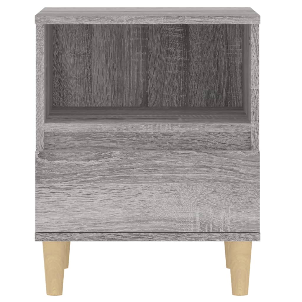 vidaXL Table de chevet Sonoma gris 40x35x50 cm