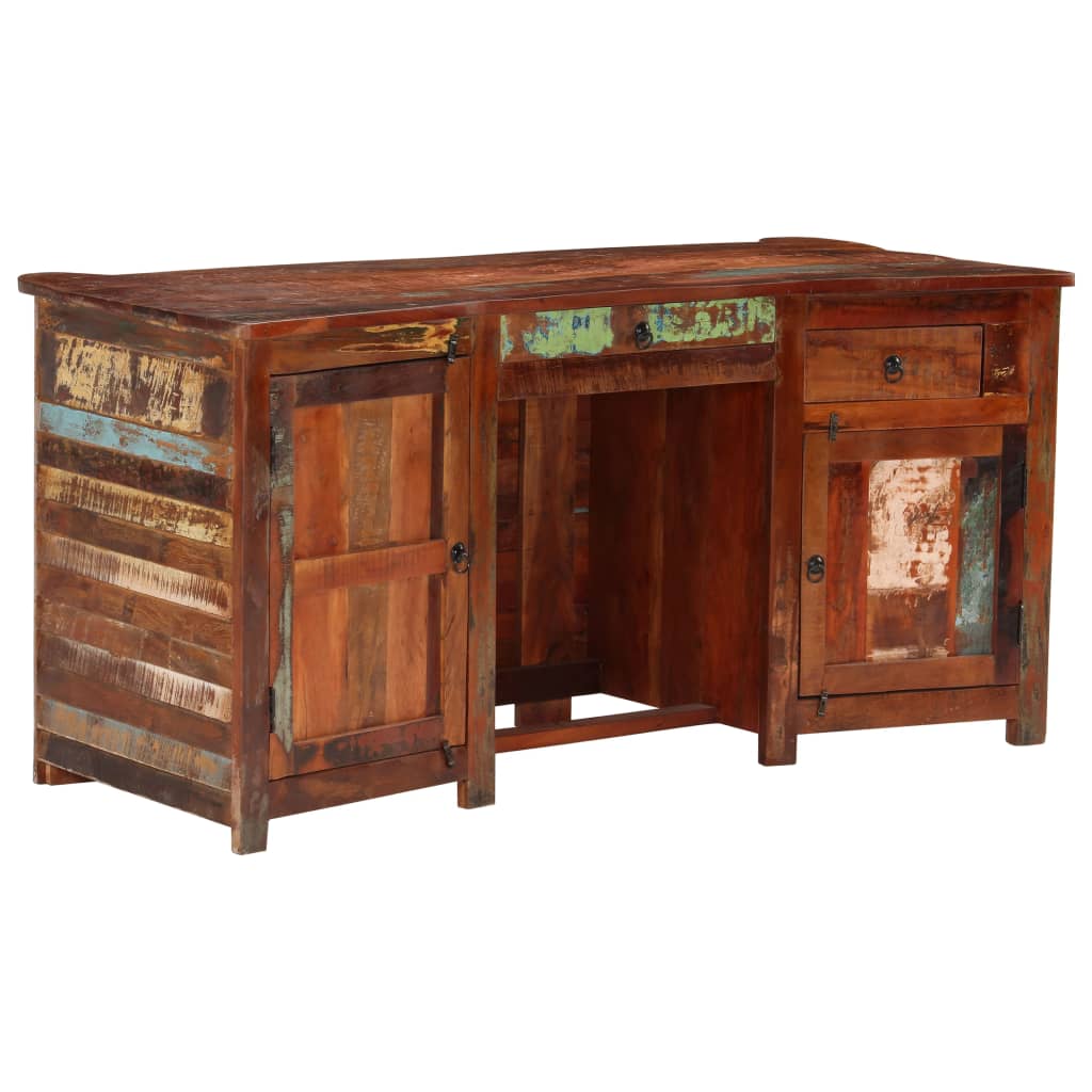 vidaXL Bureau de directeur 170x70x76 cm Bois de récupération massif