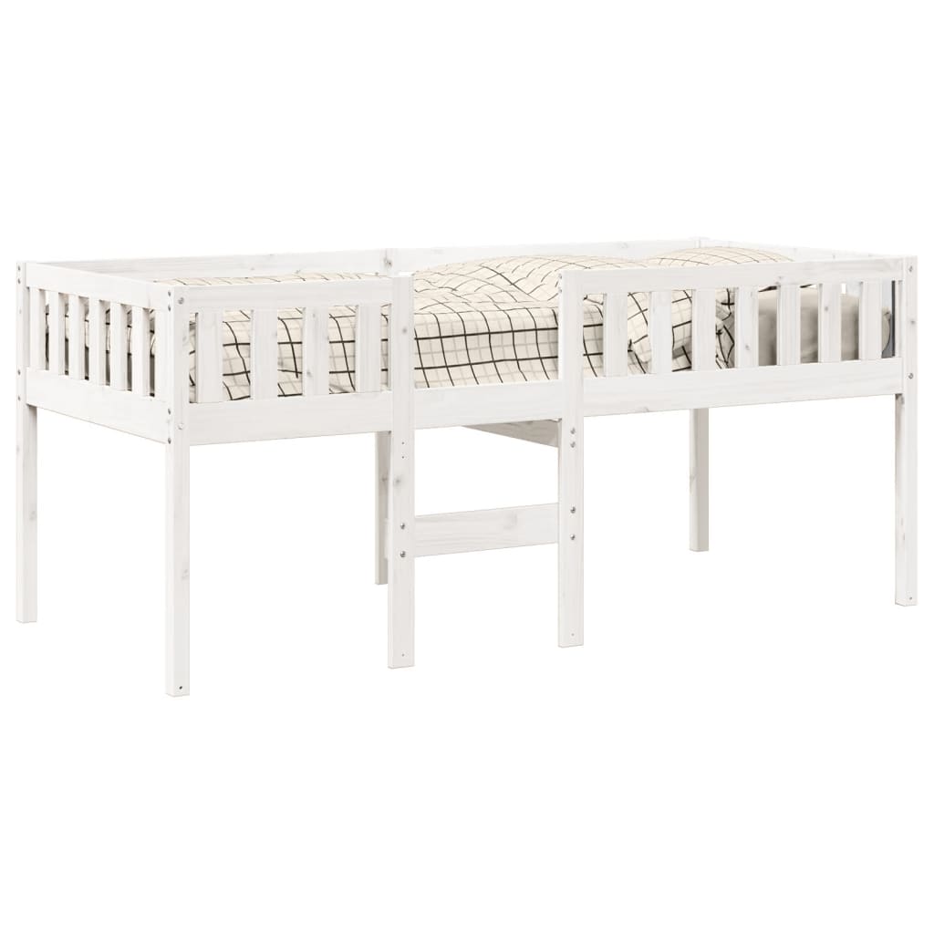 vidaXL Lit pour enfants sans matelas blanc 75x190cm bois de pin massif