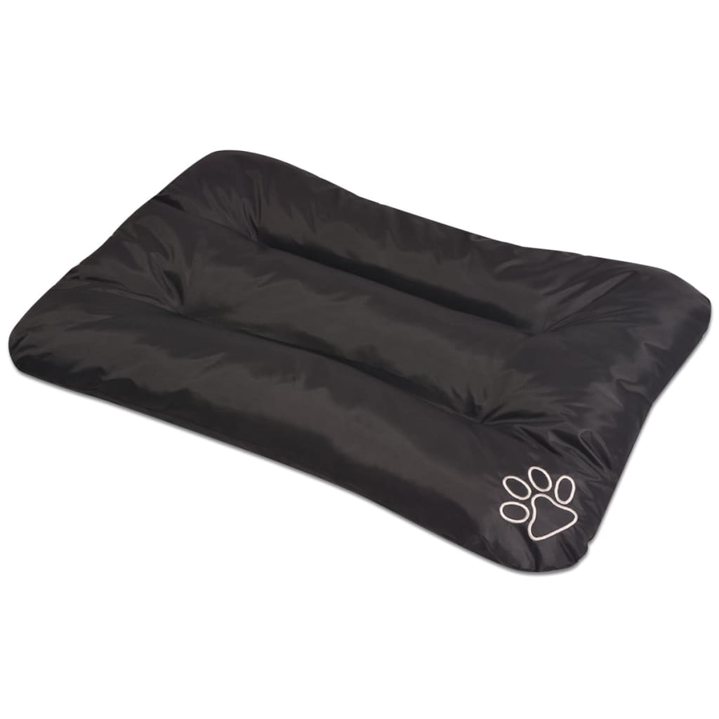 vidaXL Matelas pour chiens Taille XL Noir