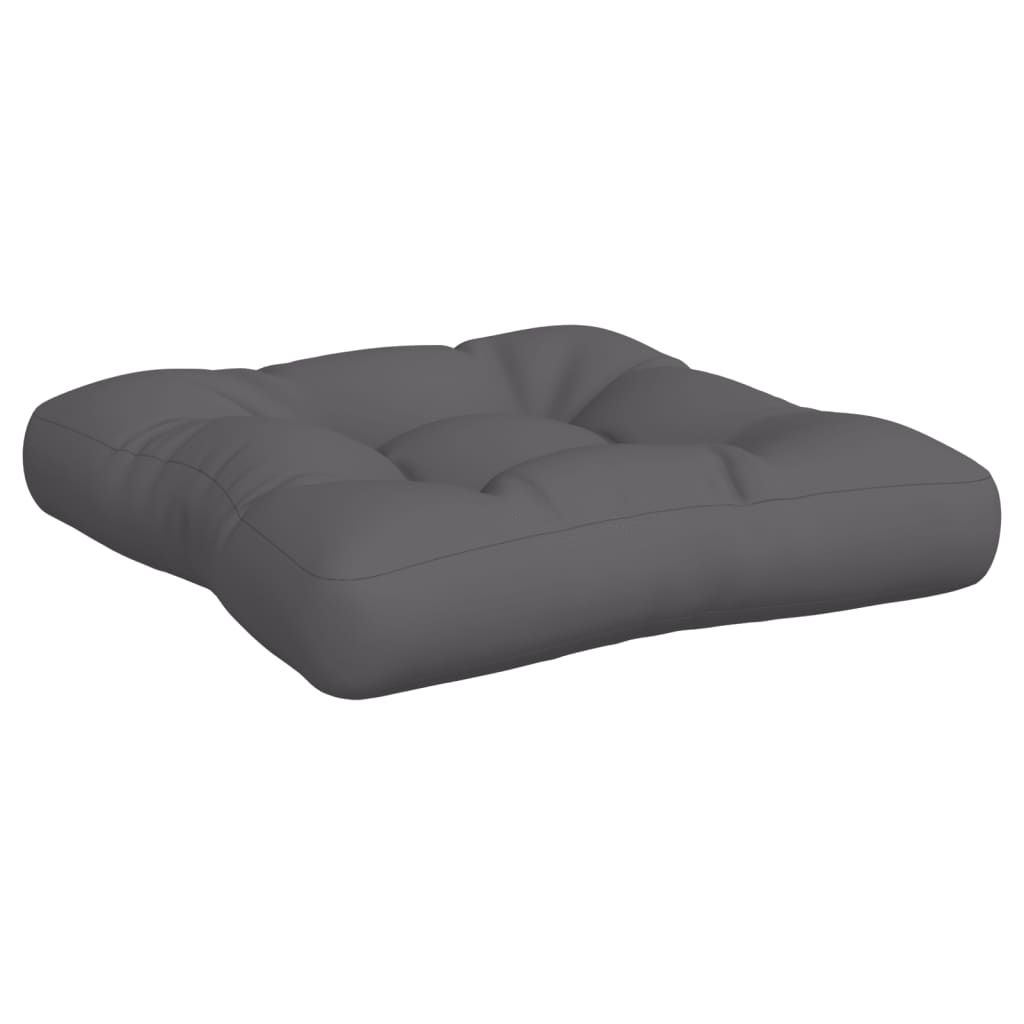 vidaXL Coussins de palette lot de 2 anthracite tissu