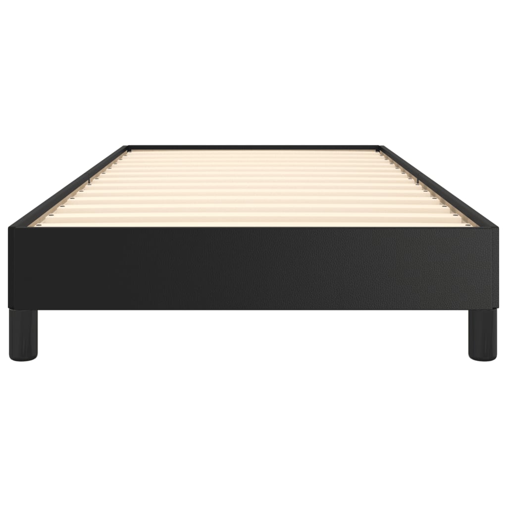 vidaXL Cadre de lit sans matelas noir 90x200 cm similicuir