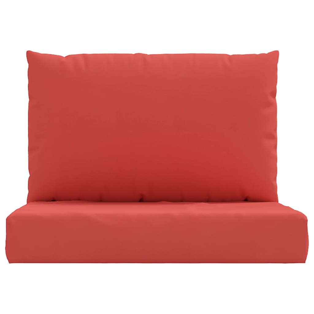 vidaXL Coussins de palette lot de 2 rouge tissu oxford