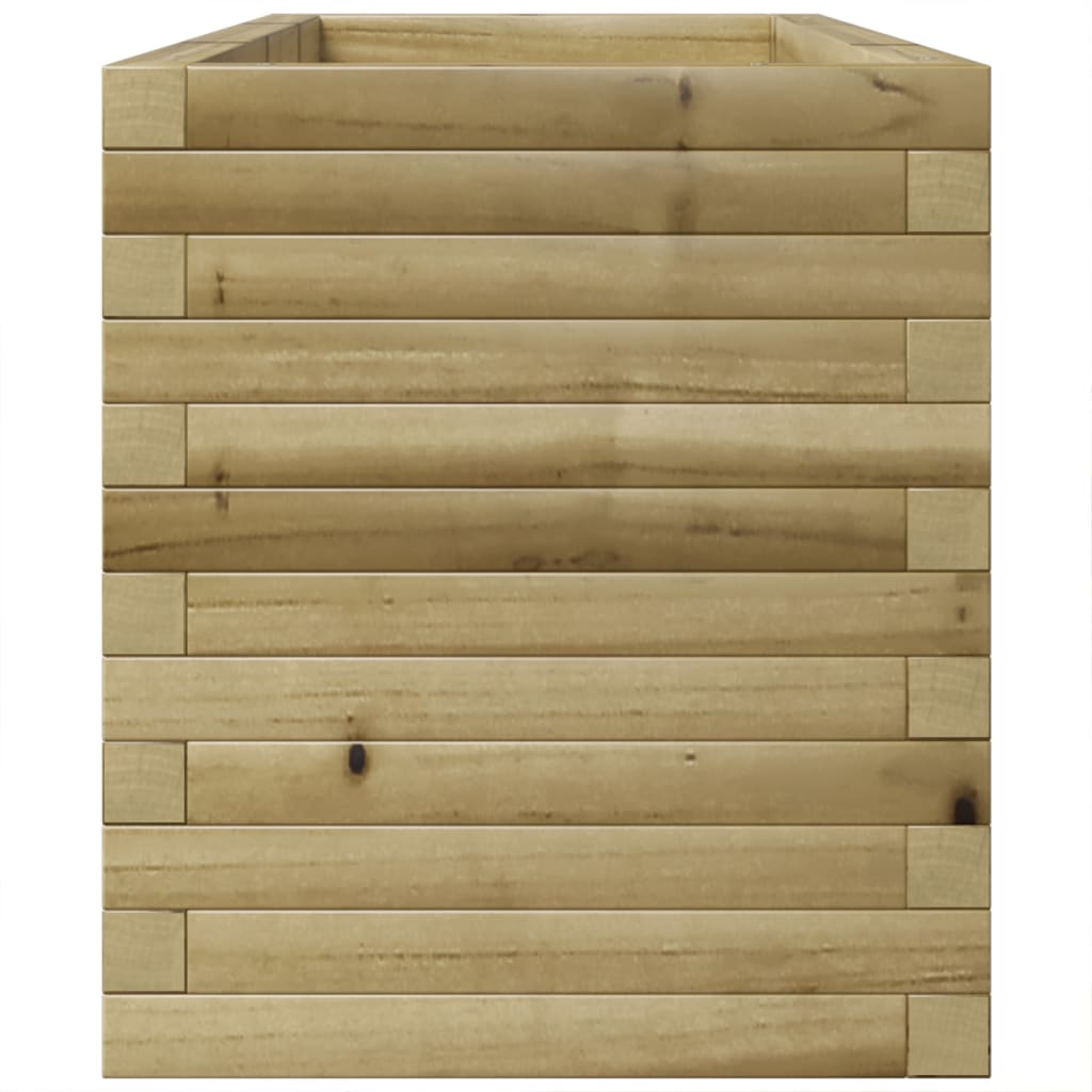 vidaXL Jardinière 110x40x49,5 cm bois de pin imprégné