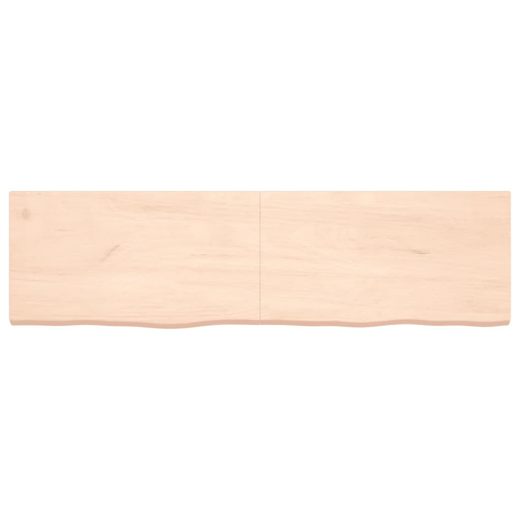 vidaXL Dessus de table 180x50x(2-6) cm bois de chêne massif non traité