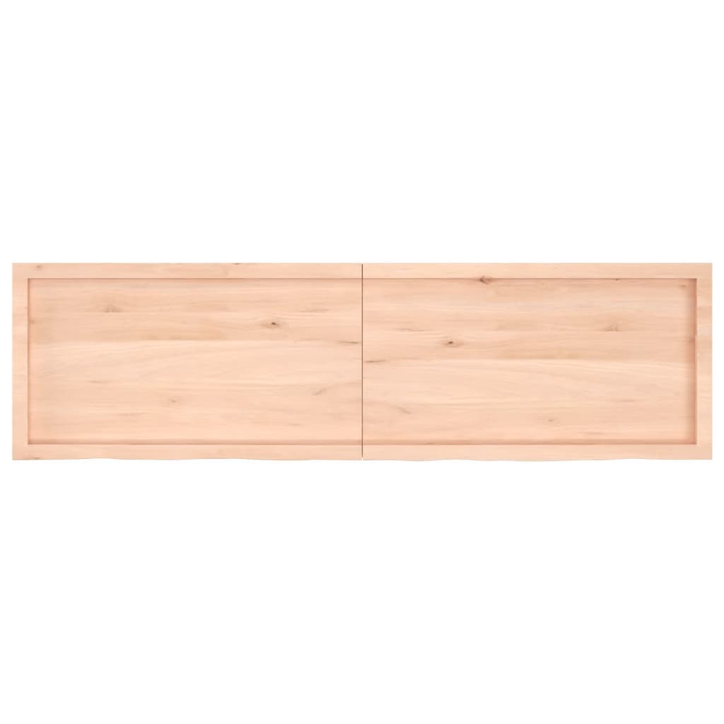 vidaXL Dessus de table 180x50x(2-4) cm bois de chêne massif non traité