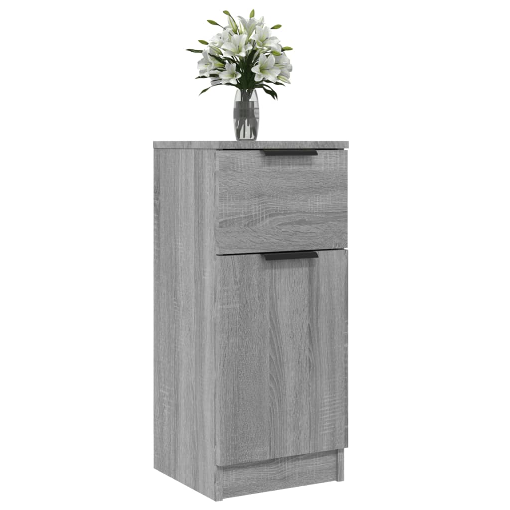 vidaXL Buffet Sonoma gris 30x30x70 cm Bois d'ingénierie