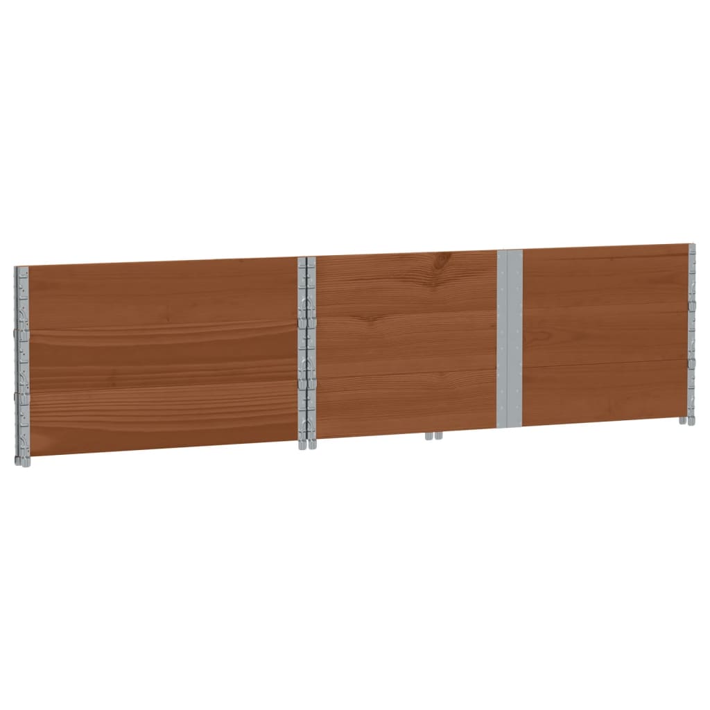 vidaXL Jardinière marron 150x100 cm bois massif de pin