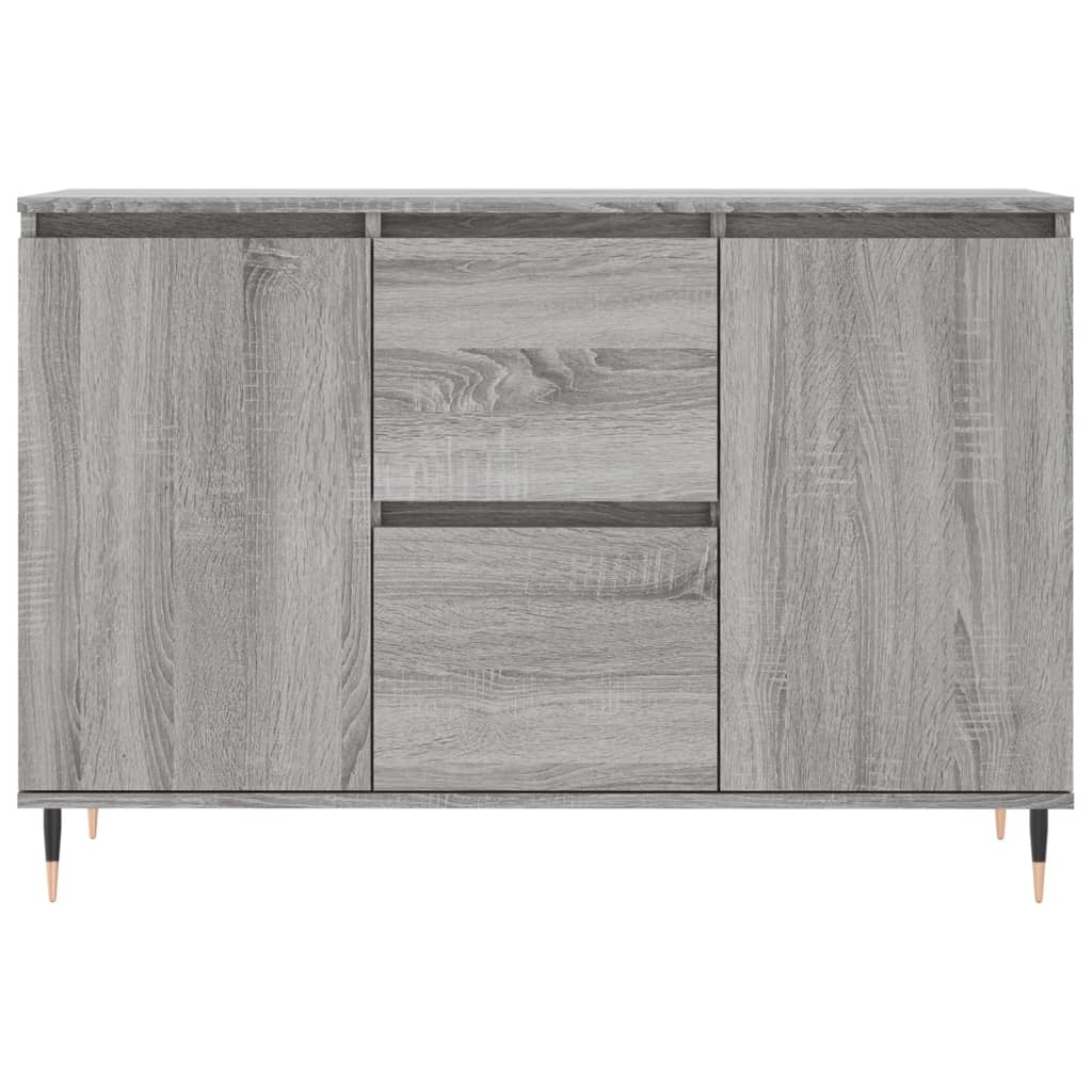 vidaXL Buffet sonoma gris 104x35x70 cm bois d'ingénierie