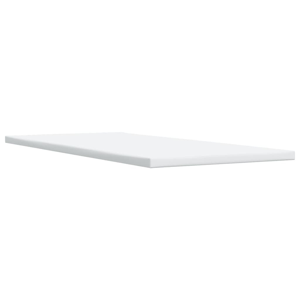 vidaXL Sommier à lattes de lit avec matelas Crème 90x200 cm Tissu