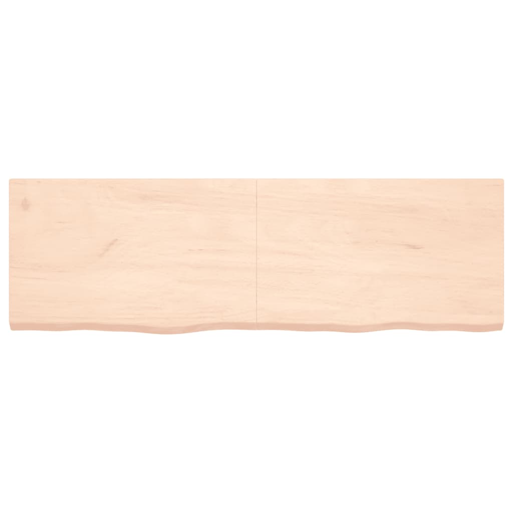 vidaXL Dessus de table 160x50x(2-4) cm bois de chêne massif non traité