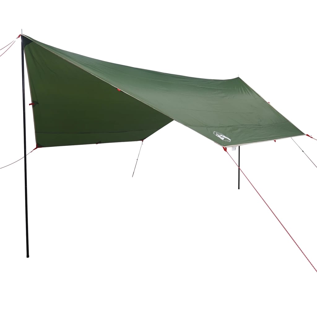 vidaXL Bâche de camping vert 430x380x210 cm imperméable