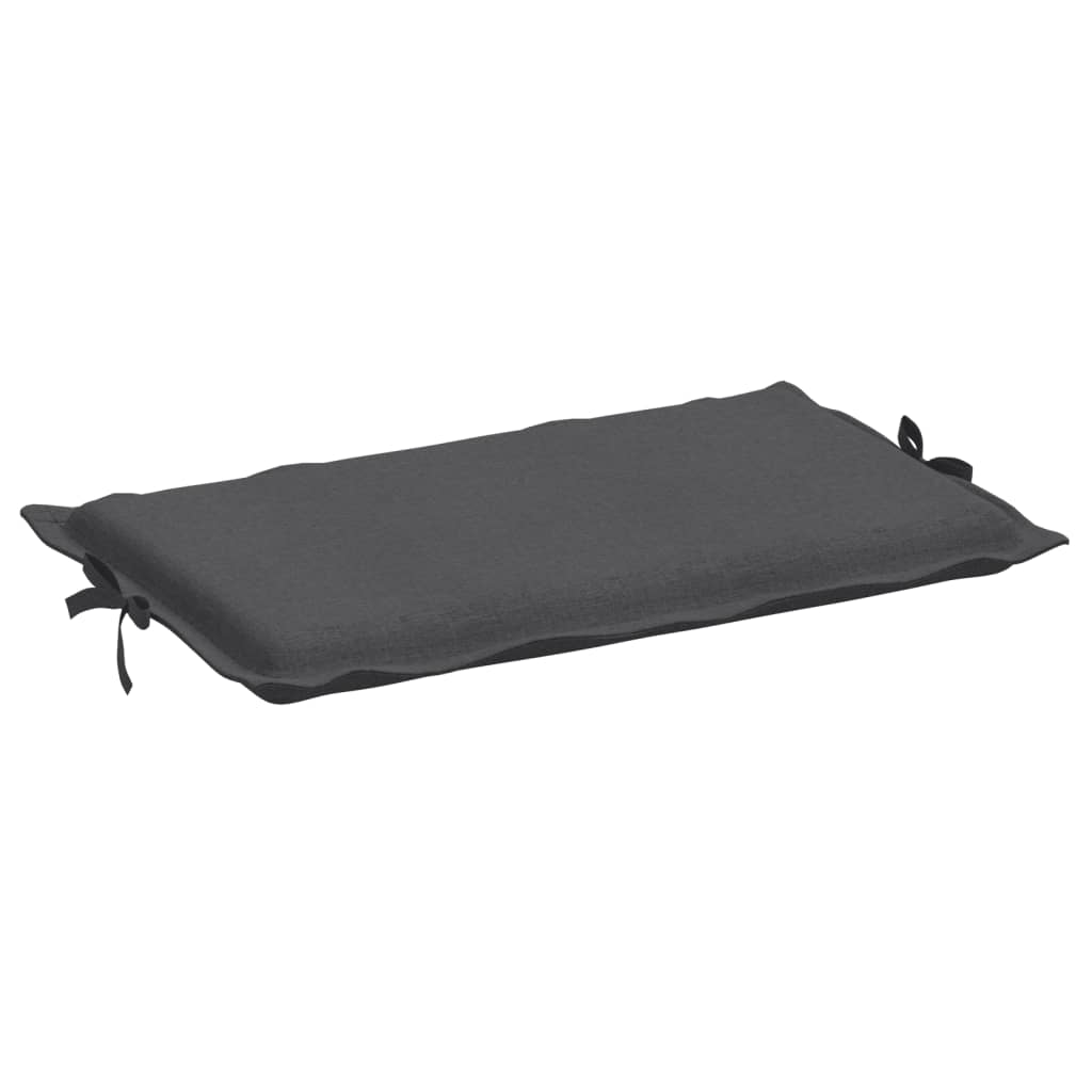 vidaXL Coussin de chaise longue anthracite mélangé 186x58x3 cm tissu