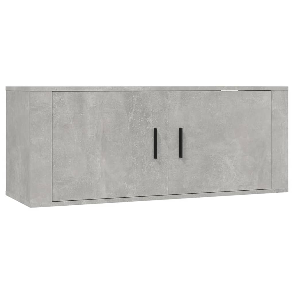 vidaXL Ensemble de meubles TV 5 pcs Gris béton Bois d'ingénierie