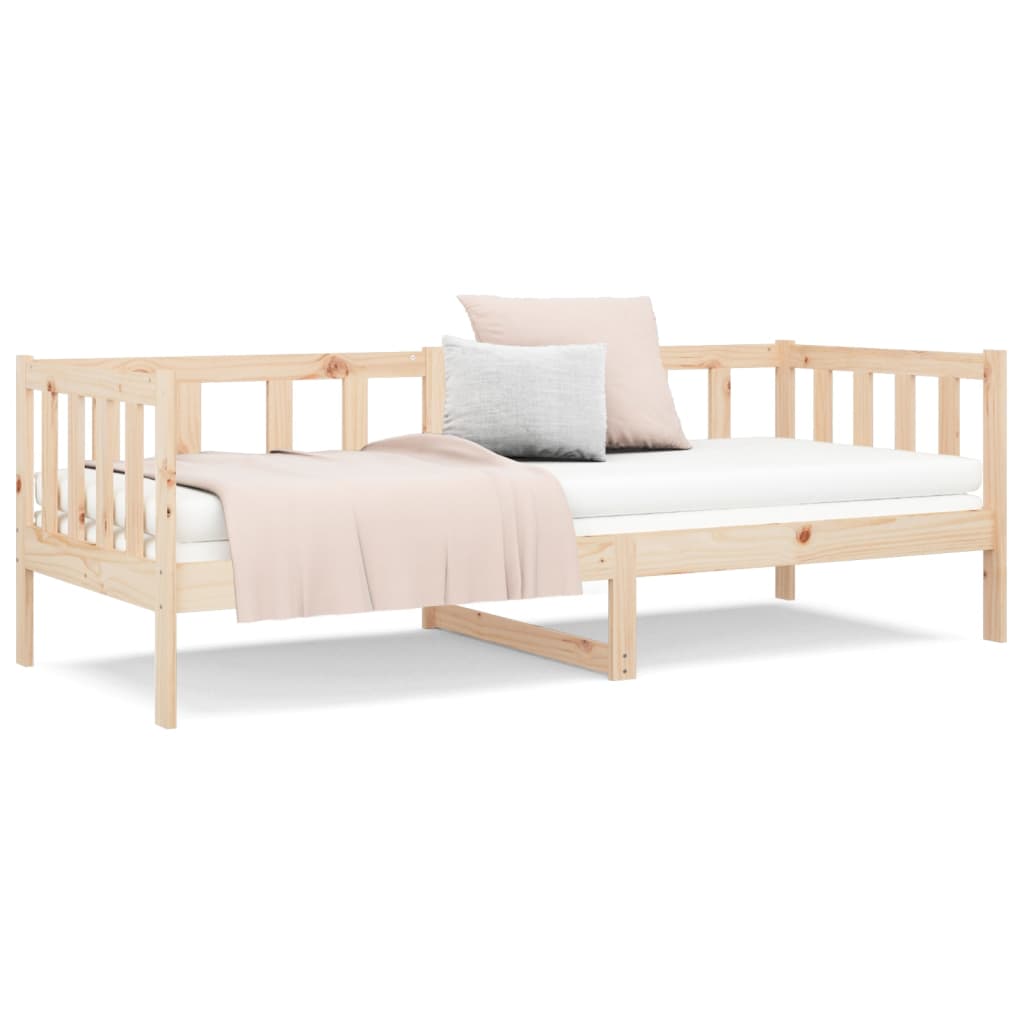 vidaXL Lit de jour sans matelas 90x190 cm bois de pin massif