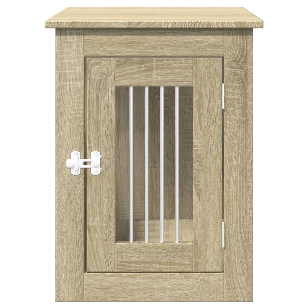 vidaXL Meuble de cage pour chiens chêne sonoma 45x62x59 cm