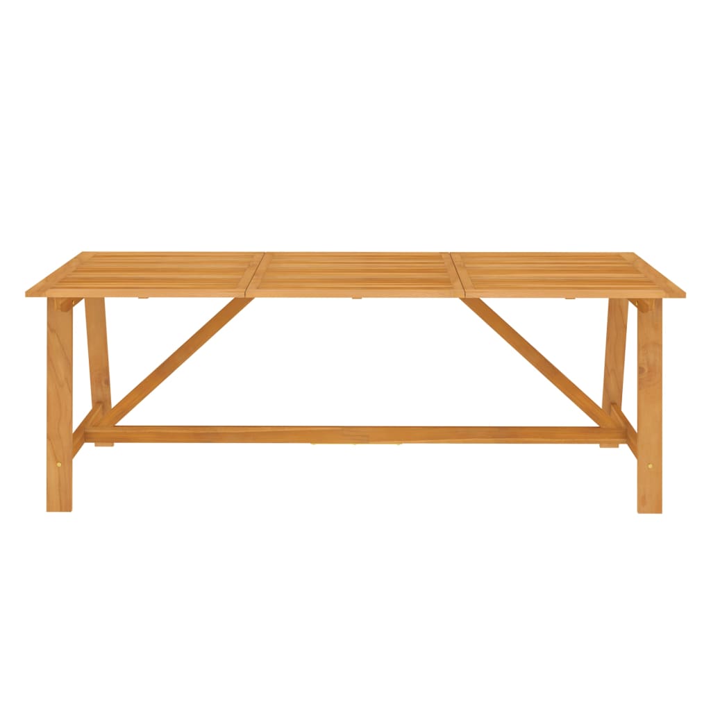 vidaXL Ensemble à manger de jardin 9 pcs Bois d'acacia solide